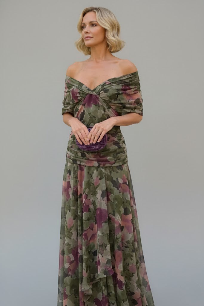 Elva | Timeless Off-Shoulder Maxi Dress