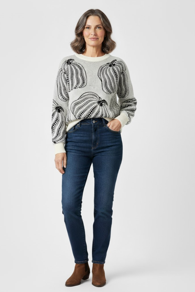 Pumpkin Knit Sweater