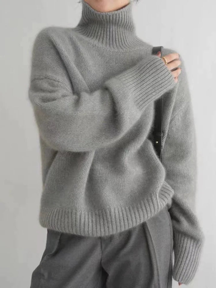 Isolde High Neck Cashmere Jumper