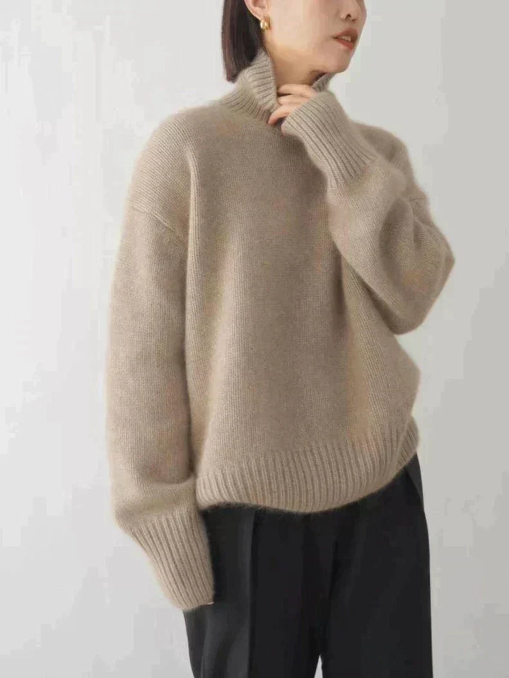 Isolde High Neck Cashmere Jumper