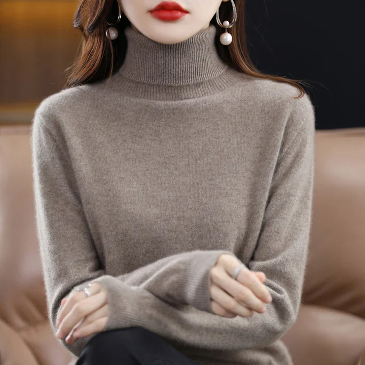 Maphie Cashmere Turtleneck Sweater