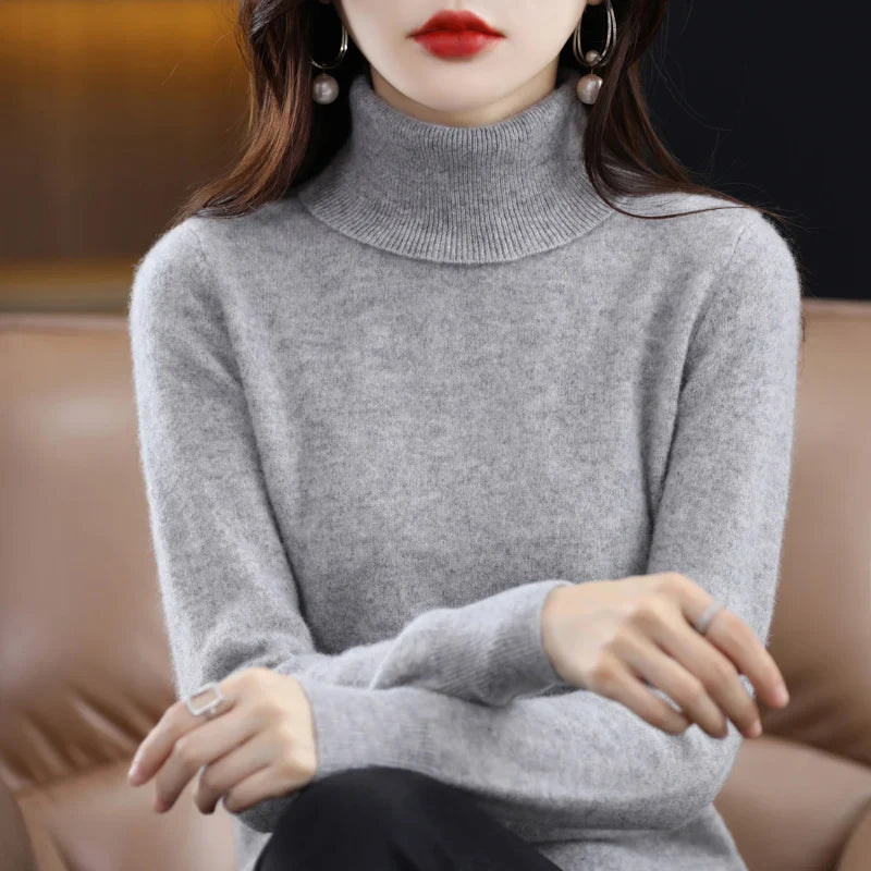 Maphie Cashmere Turtleneck Sweater