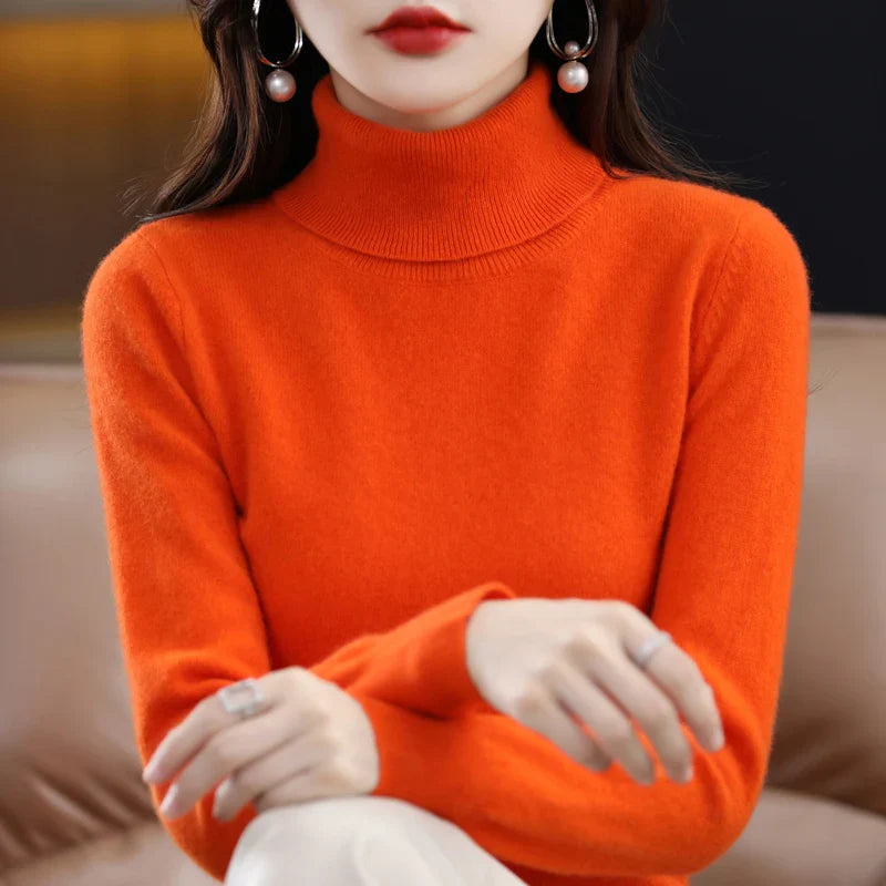 Maphie Cashmere Turtleneck Sweater