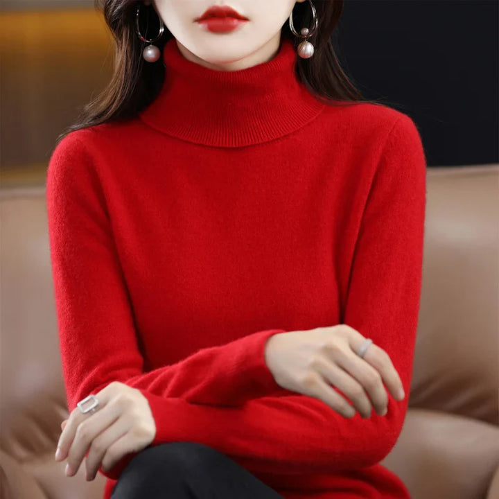 Maphie Cashmere Turtleneck Sweater