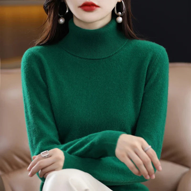 Maphie Cashmere Turtleneck Sweater