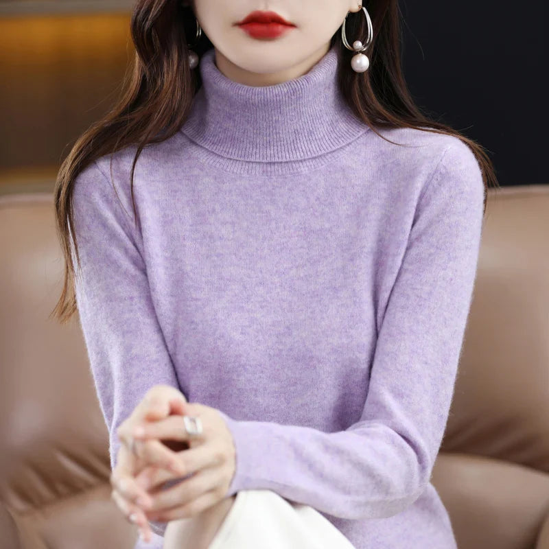 Maphie Cashmere Turtleneck Sweater