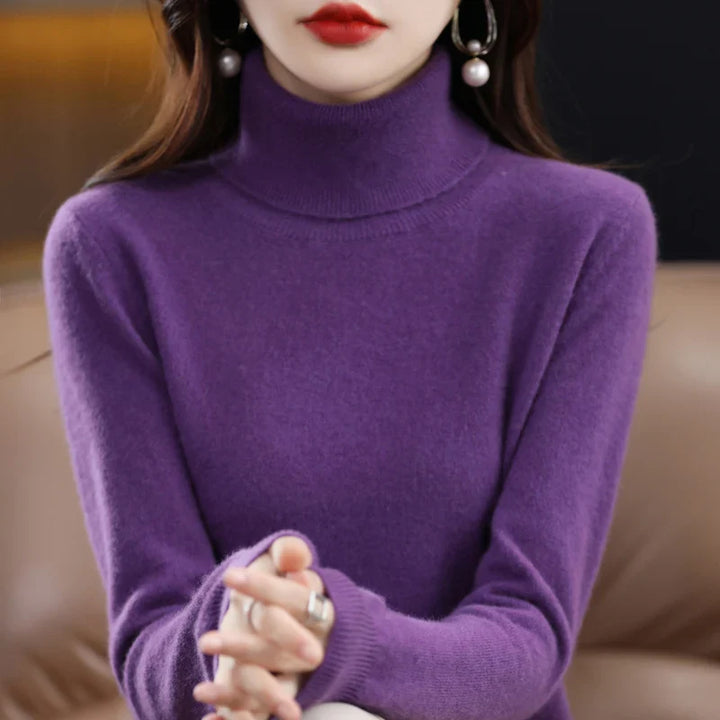 Maphie Cashmere Turtleneck Sweater