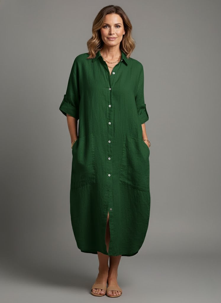 Mirna | Button-Up Dress