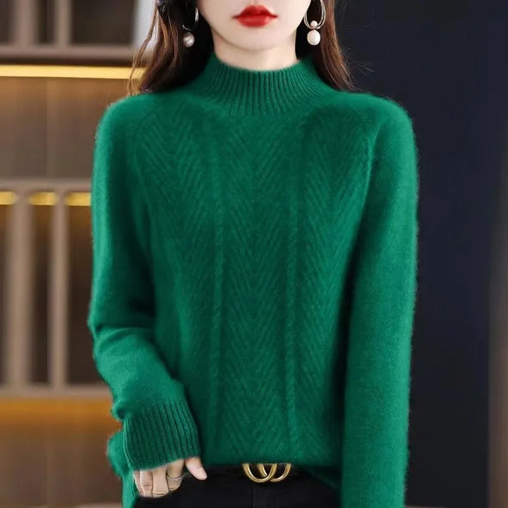 Eloise Cashmere Textured Knit Sweater