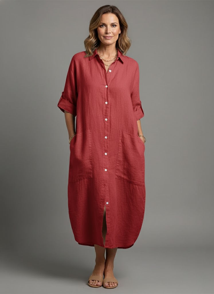 Mirna | Button-Up Dress