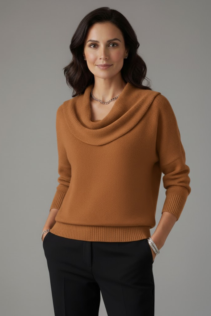 Kadie Sweater With a Collar