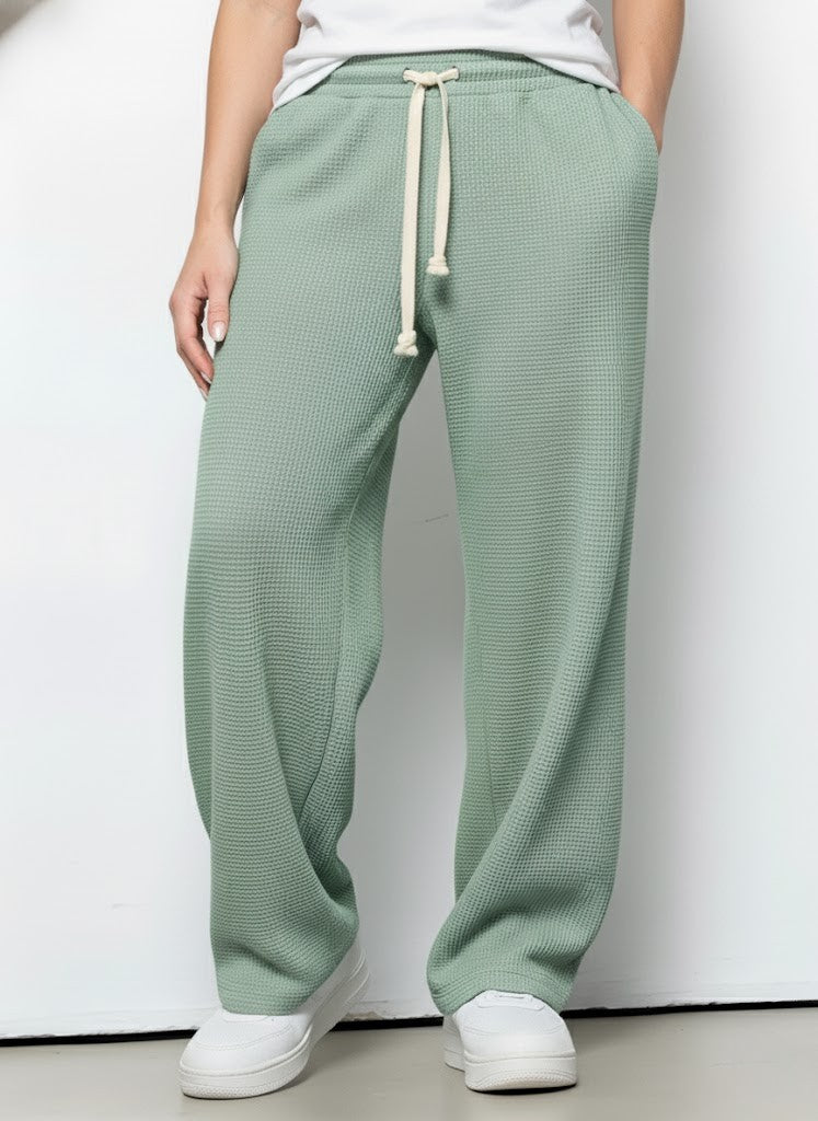 Velisse | Wide Pants With Adjustable Waist