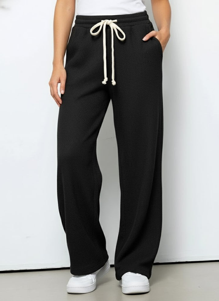 Velisse | Wide Pants With Adjustable Waist