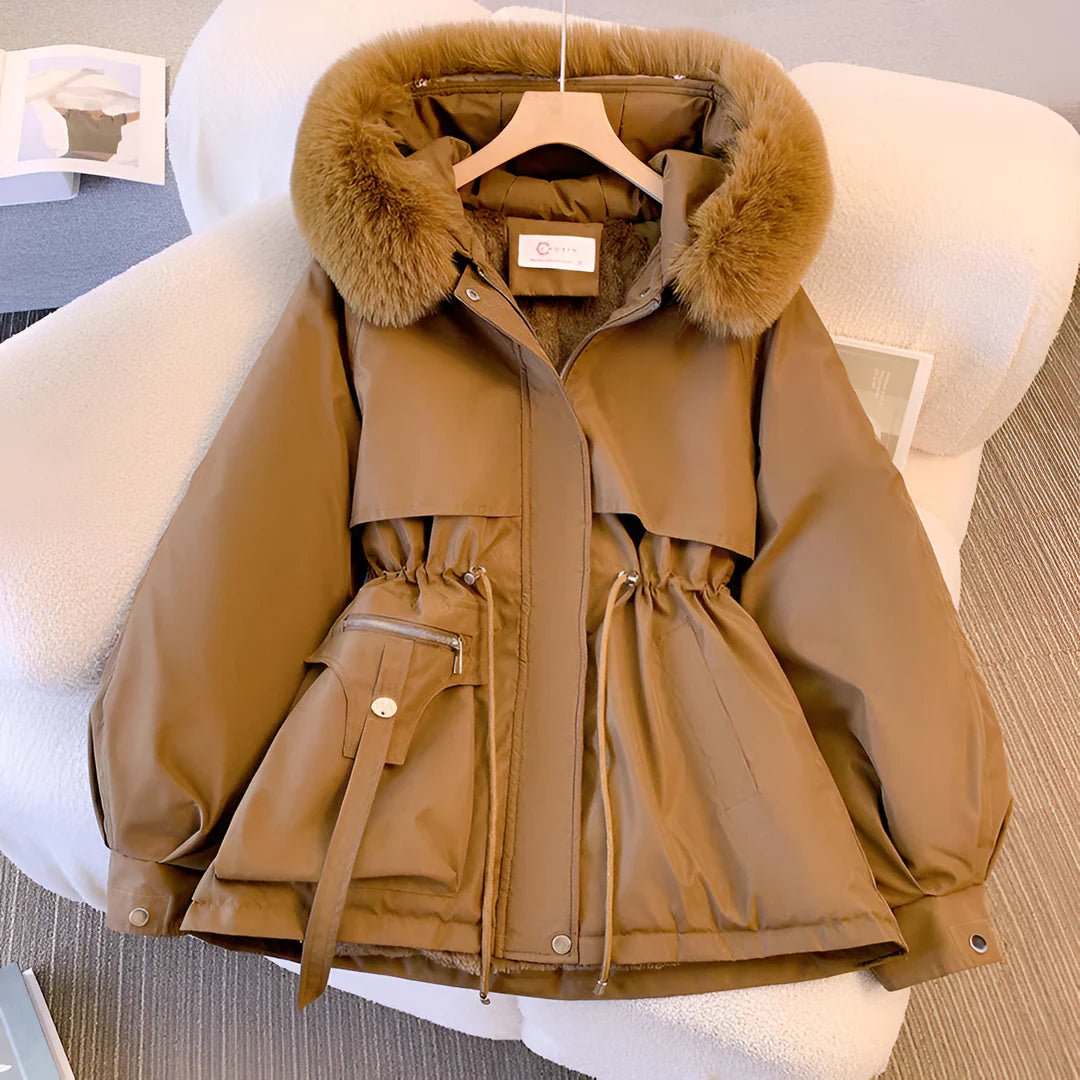 Gianna | Faux Fur Hooded Coat