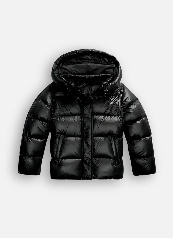 Puffer Jas | Winter jacket with shiny finish & lightweight insulation