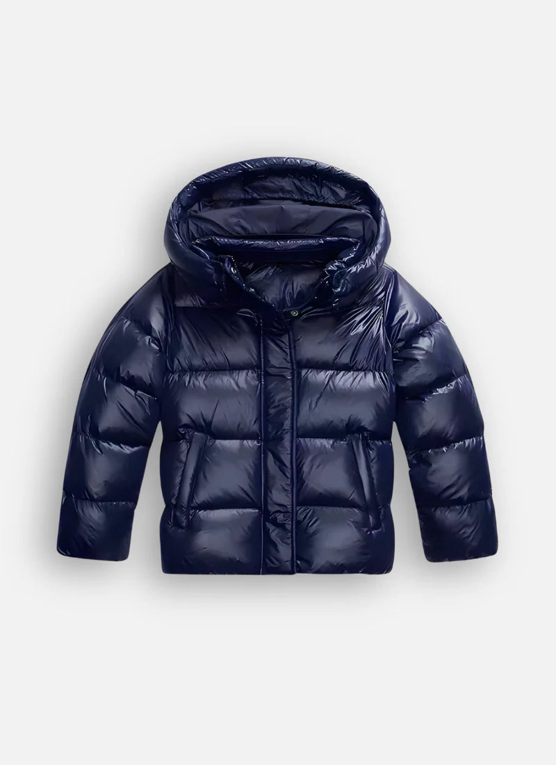Puffer Jas | Winter jacket with shiny finish & lightweight insulation