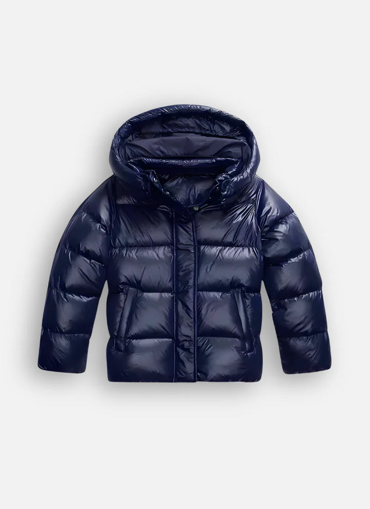 Puffer Jas | Winter jacket with shiny finish & lightweight insulation
