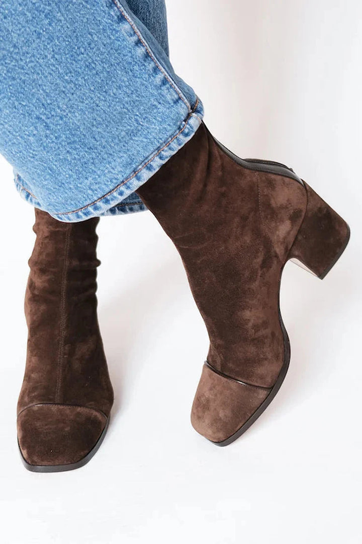 Seraphina | Square toe heeled boots
