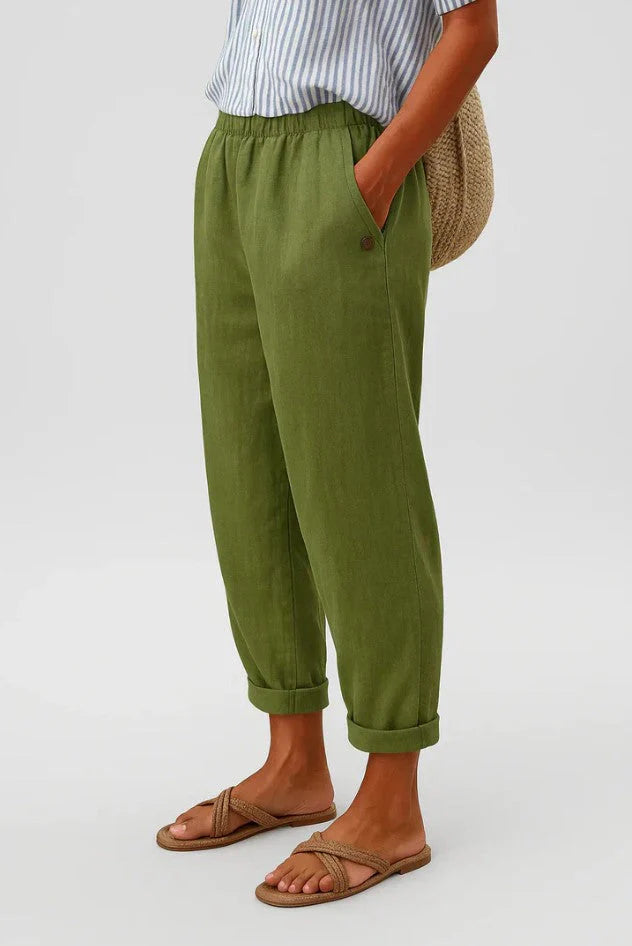 Alexia | Timeless Linen-Cotton Trousers