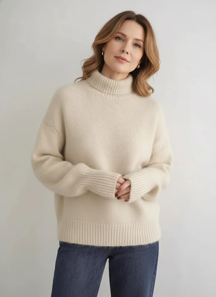 Isolde High Neck Cashmere Jumper