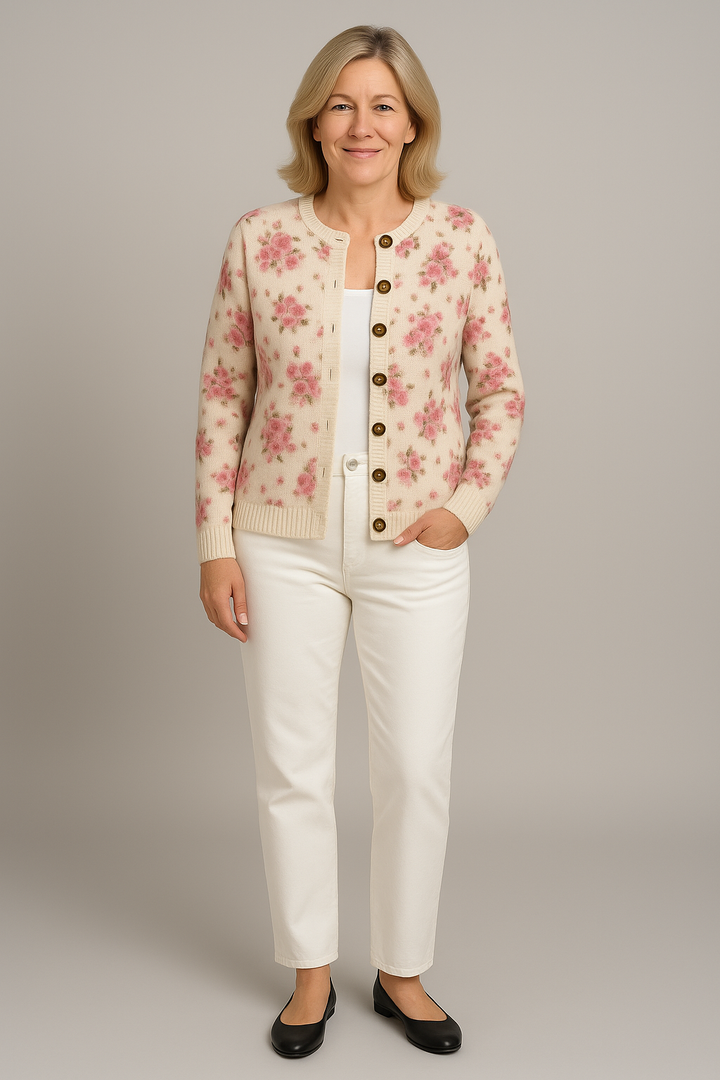 French Rose Cardigan