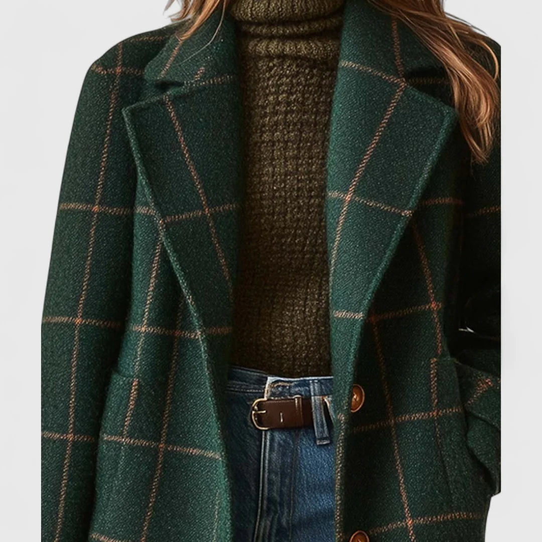 Noemy | Classic Check Coat