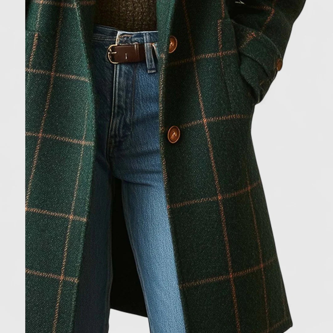 Noemy | Classic Check Coat
