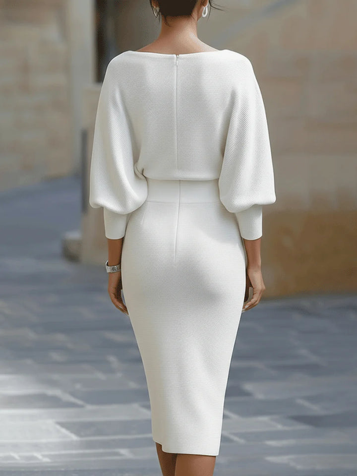 Annelise | Draped Batwing Dress