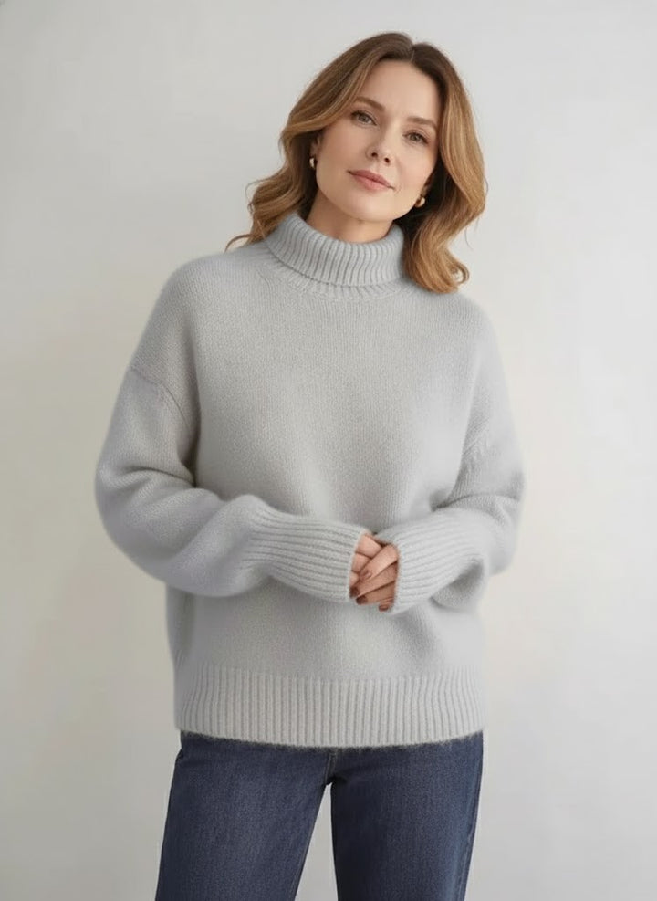 Isolde High Neck Cashmere Jumper