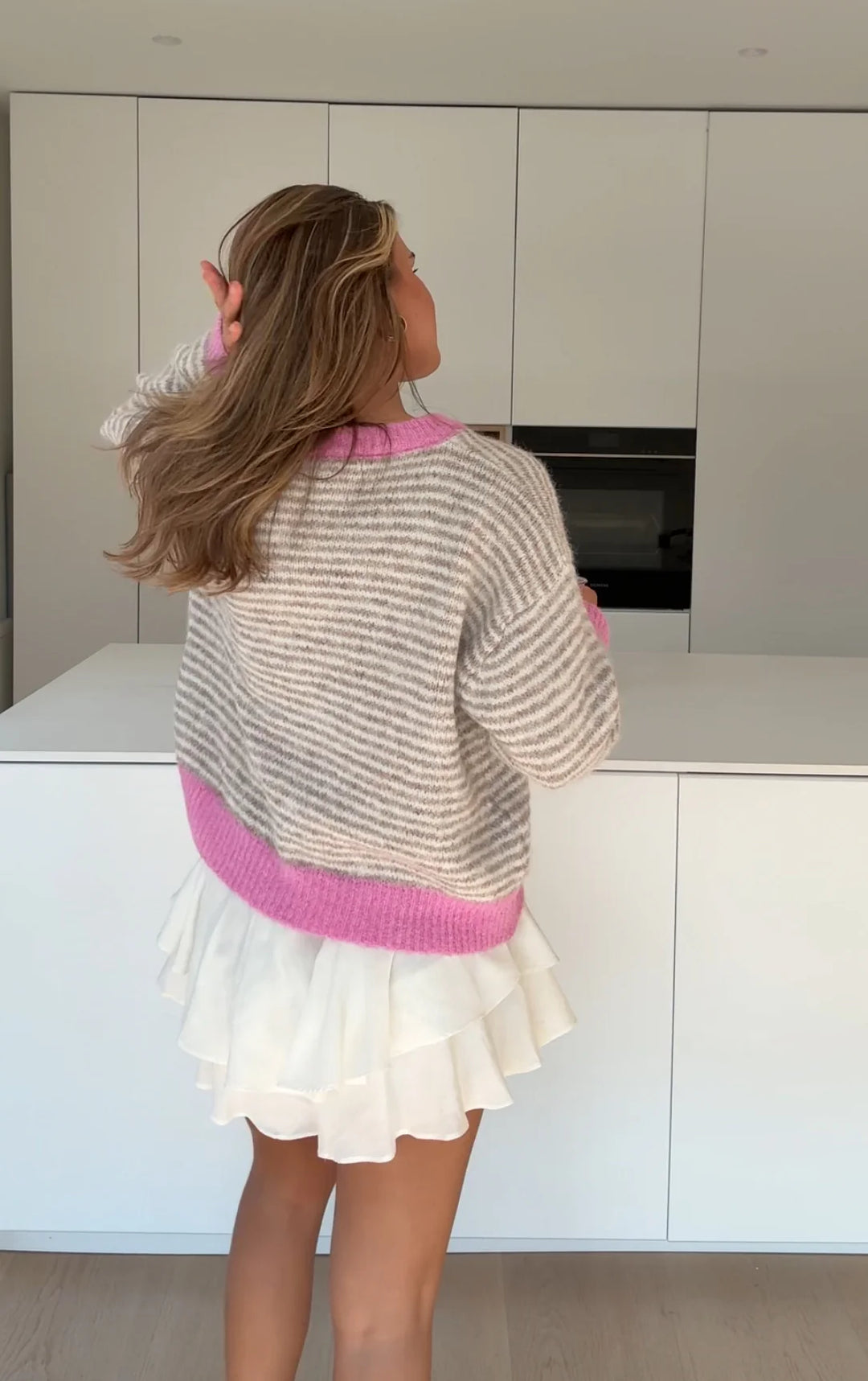 Stella | Soft Striped Cardigan