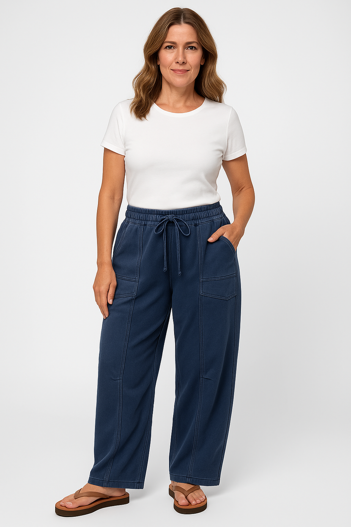Carina Relaxed Fit Wide Leg Pants