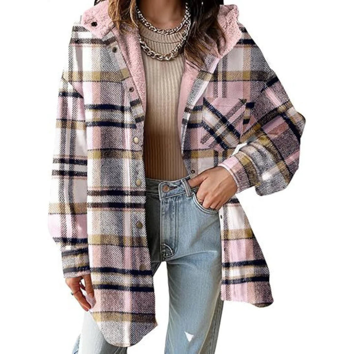Angeli | Women's Soft Plaid Jacket