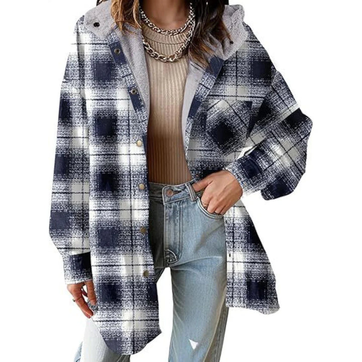 Angeli | Women's Soft Plaid Jacket