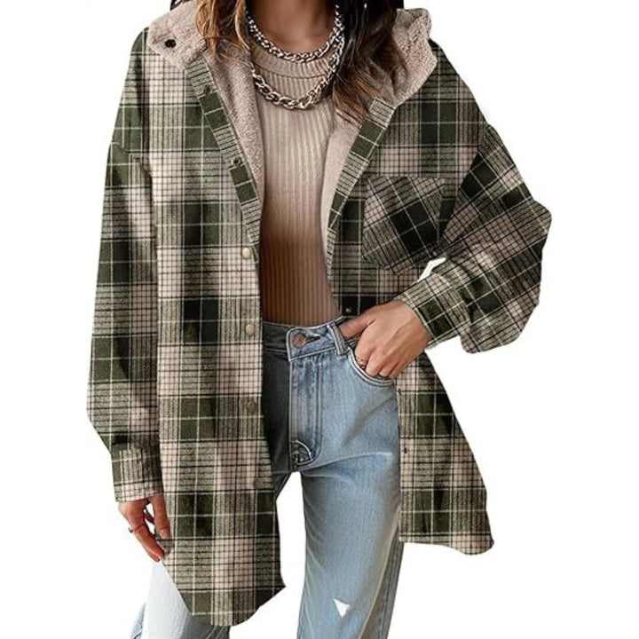 Angeli | Women's Soft Plaid Jacket