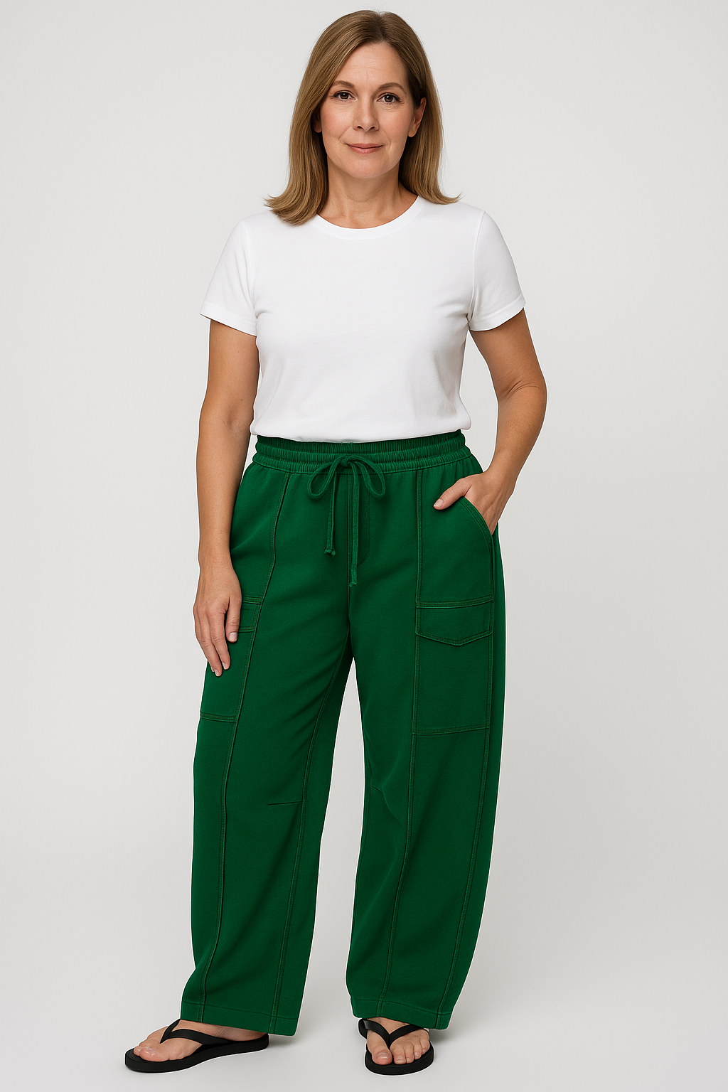Carina Relaxed Fit Wide Leg Pants