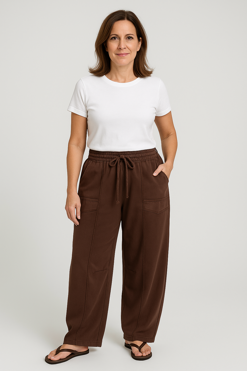 Carina Relaxed Fit Wide Leg Pants