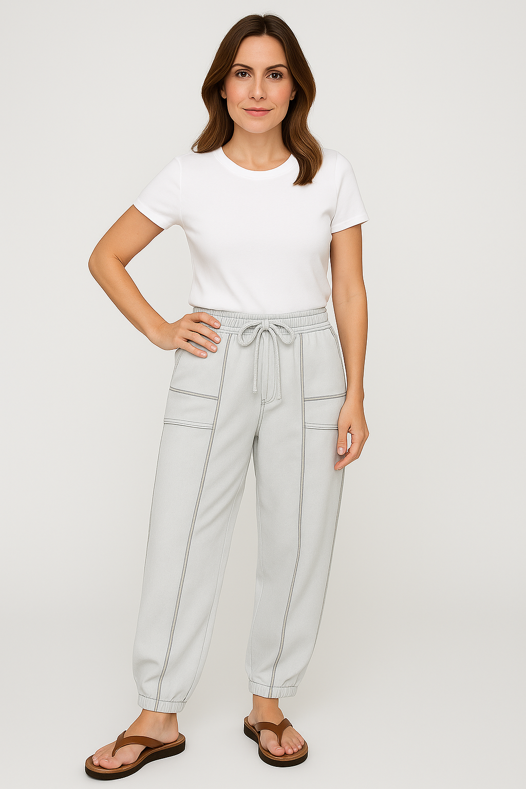 Carina Relaxed Fit Wide Leg Pants
